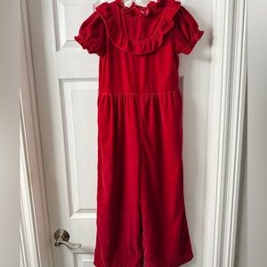 Janie and Jack Scarlet Ruffled Dress